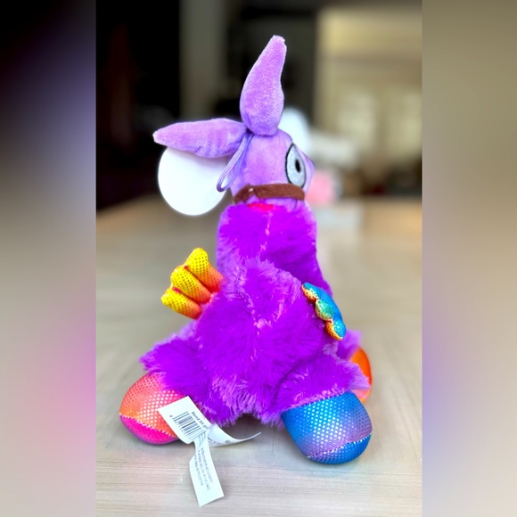 FORTNITE- NWT - 10” Plush Rainbow Winged Purple Magical Llama - Picture 5 of 6
